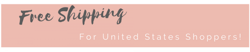 free shipping for all United States shoppers!